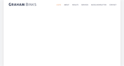 Desktop Screenshot of grahambinks.com